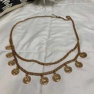 One-Size Gold Chain Belt